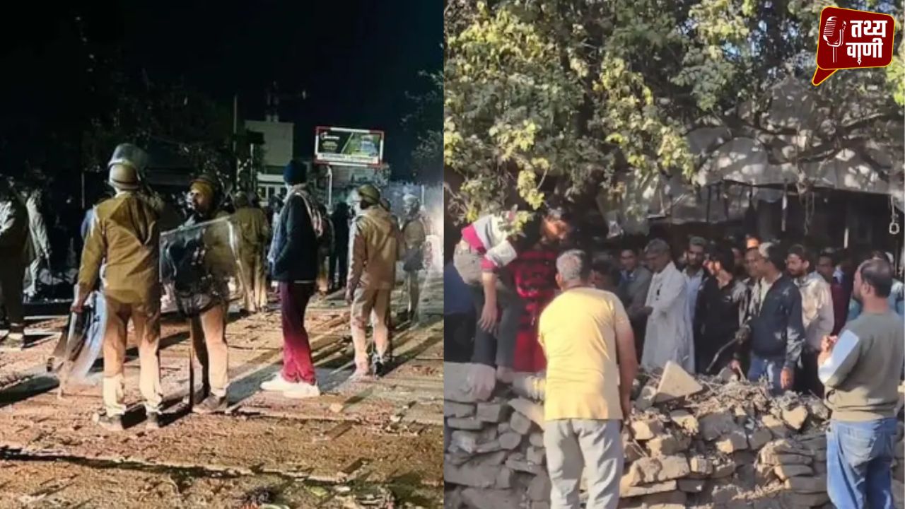 चौमूं में ट्रैफिक सुधार बना बवाल की वजह: मस्जिद के बाहर कार्रवाई के बाद पुलिस पर पथराव, इलाका छावनी में तब्दील