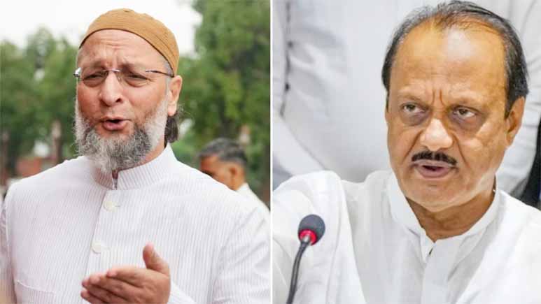 नांदेड़ की सियासत में तीखी नौक-झौंक, ओवैसी ने कसा अजीत पंवार पर तंज