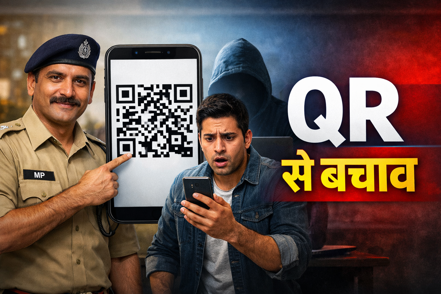 एमपी पुलिस की नई पहल, क्यूआर कोड बताएगा ऑनलाइन ठगी से बचाव का रास्ता