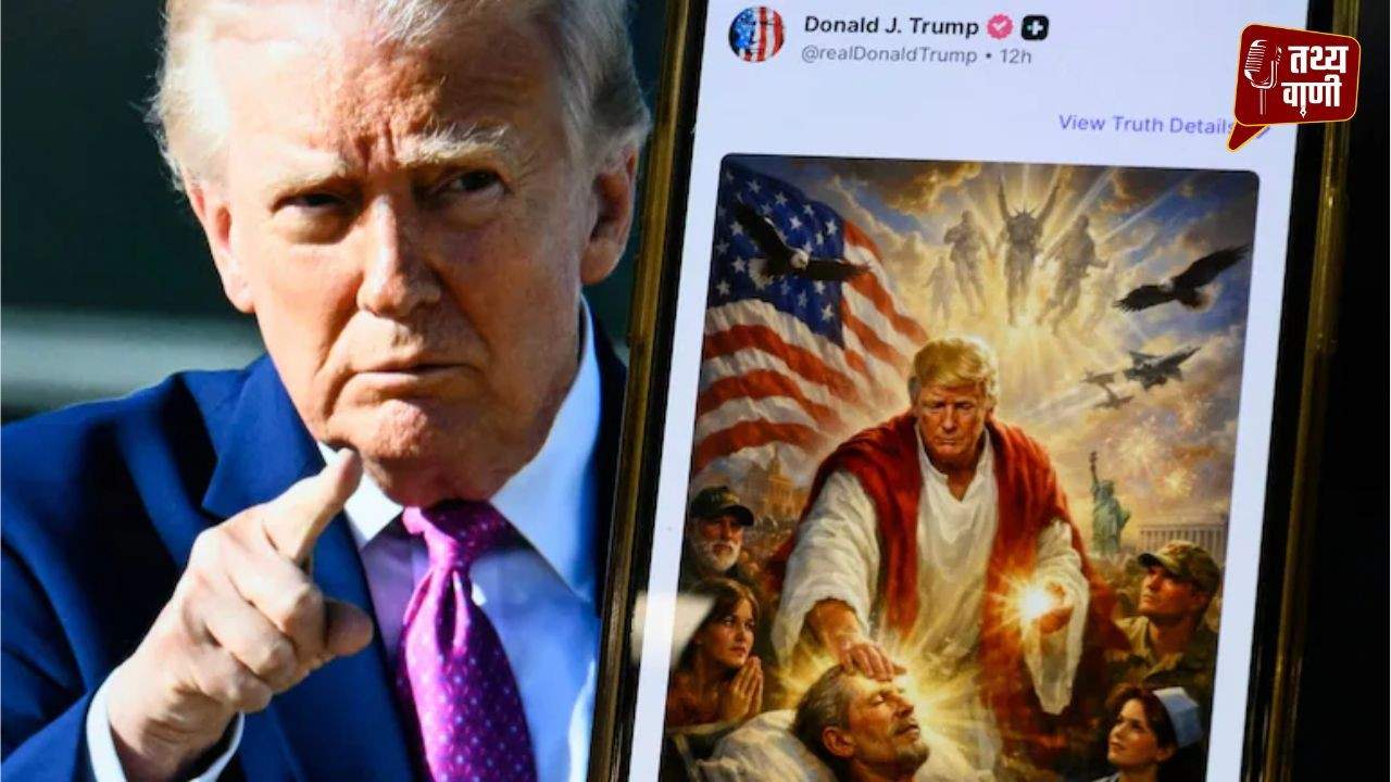 डोनाल्ड ट्रंप की AI तस्वीर पर ग्लोबल बवाल, ईरान ने मीम वॉर से साधा निशाना